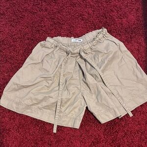 Uniqlo Beige Drawstring Shorts